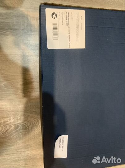 Фруктовница на ножке Bohemia Gold Florale 36 см