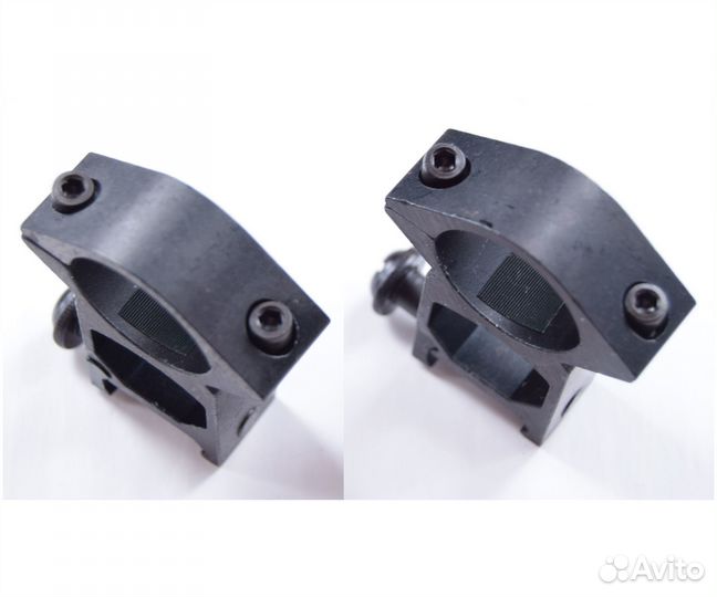 Кольца Weaver высокие (D-25 мм) узкие, высота 24