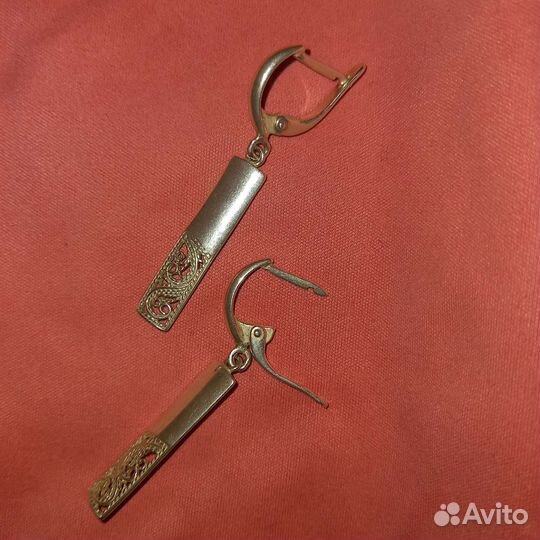 Серебряные серьги