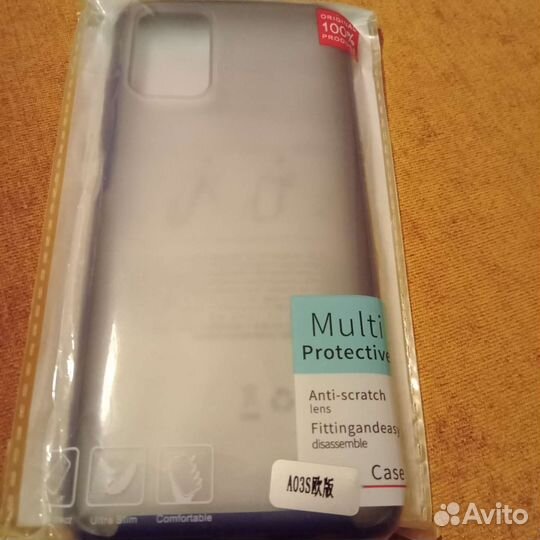 Чехол-накладка(2 шт.) на Samsung A03s