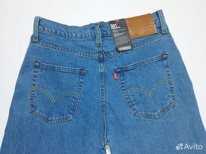 Джинсы Levi's 501 Стрейч Пакистан W:30-40 L:30-34