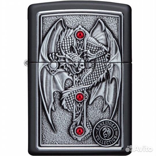 Зажигалка Zippo Winged Dragon Cross