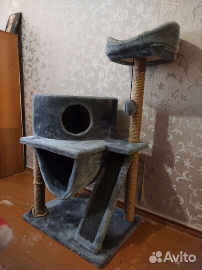 Когтеточка домик для кошки бу