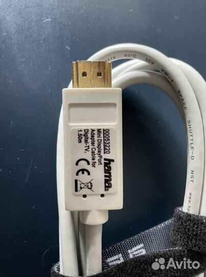 Кабель для Macbook hdmi- miniDP 1.5m