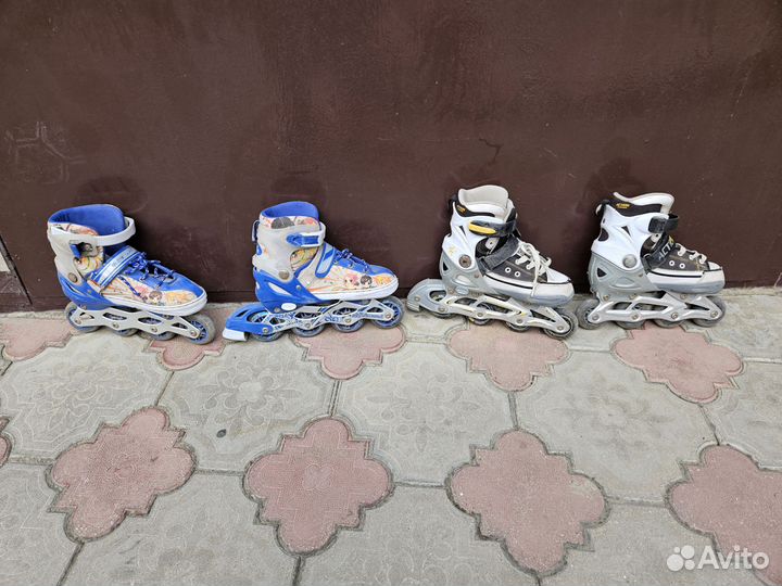Роликовые коньки детские раздвижные