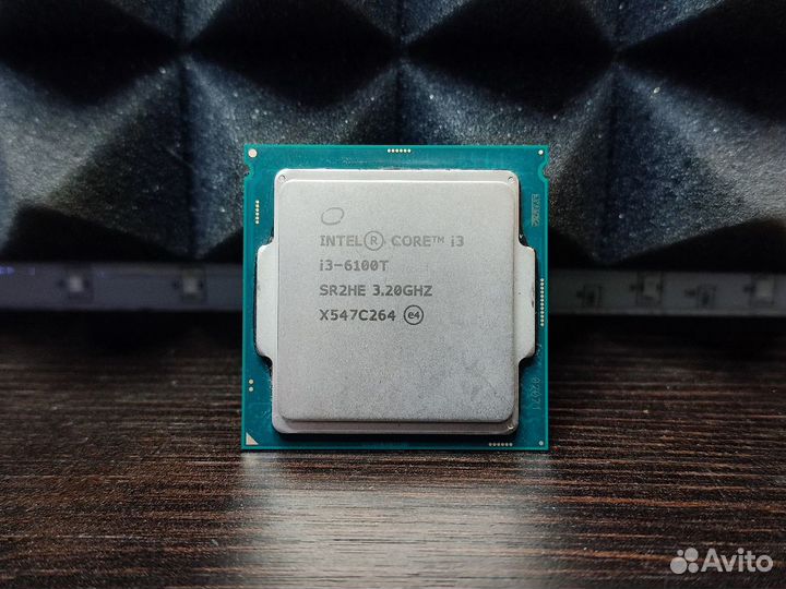 Процессор Socket 1151 Intel Core i3 6100T 3,2Ghz