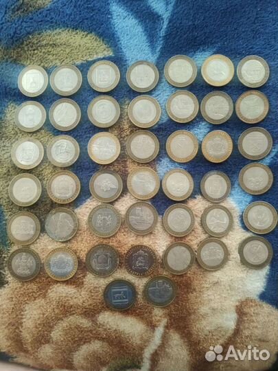 Коллекция 10 рублевых монет
