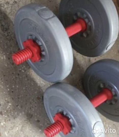 Гантели Торнео. Две штуки по 5,6 килограммов