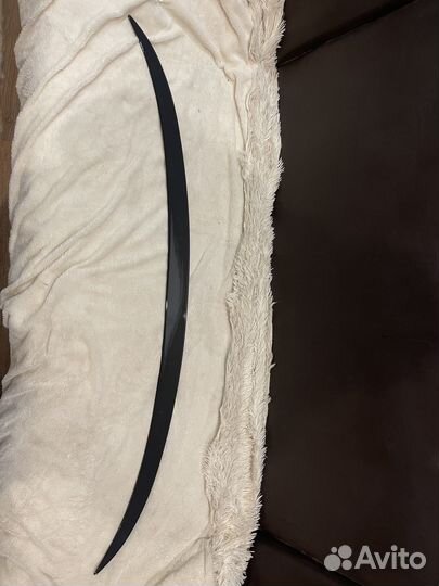 Спойлер на багажник Bmw f10 m performance чёрный