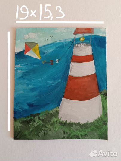 Картина гуашью 