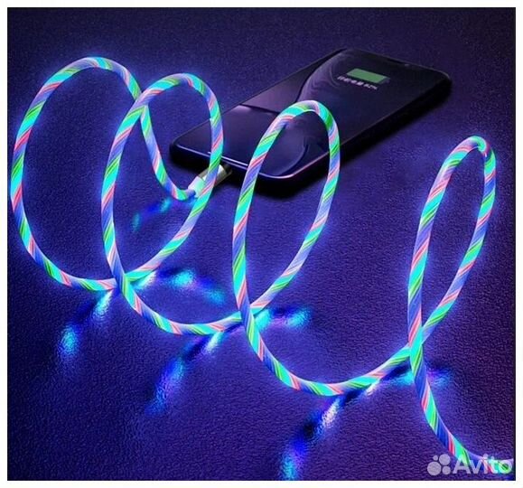 Светящийся магнитный кабель Suntaiho новый