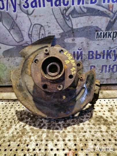 Кулак поворотный передний левый Renault Logan