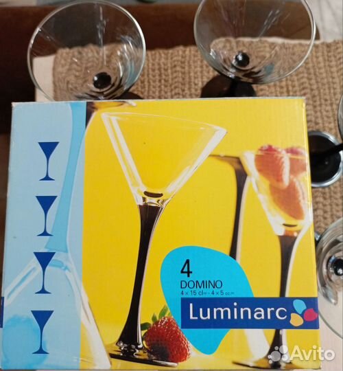 Бокалы для мартини Luminarc domino набор