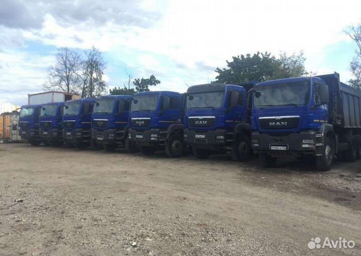 Аренда самосвала MAN\mercedes 8x4 25m3
