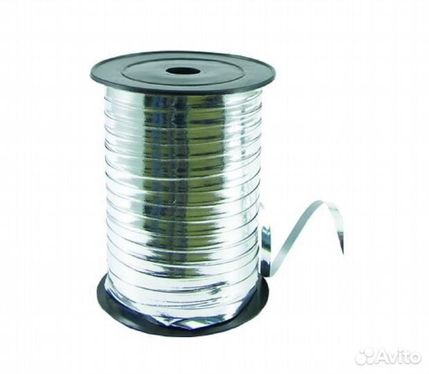 Лента в бобинах металлизированная серебро