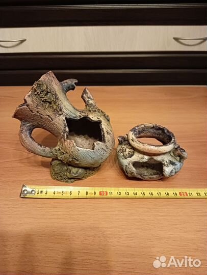 Декор, растения, грунт для аквариума новый