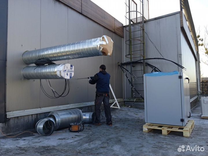 Монтаж вентиляции