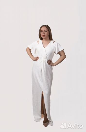 Платье белое