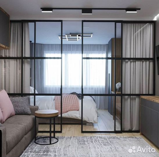 Межкомнатные перегородки Лофт для зонирования