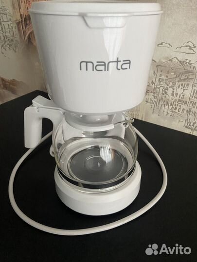 Кофеварка новая капельная Marta