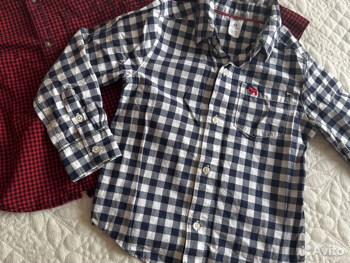 Рубашки Carters 4 года/ джинсовка