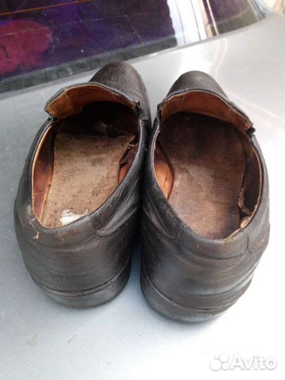 Туфли офицерские кожанные