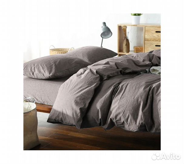 Постельное белье GoodNight Wash Cotton евро (с нав