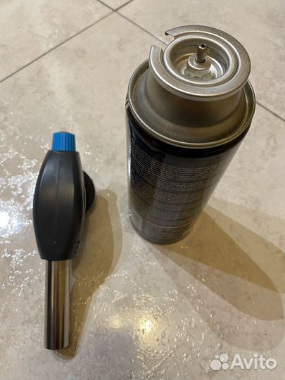 Газовая горелка насадка и баллончик, цена за