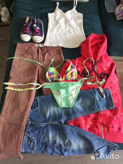 Вещи пакетом на девочку7-10 лет