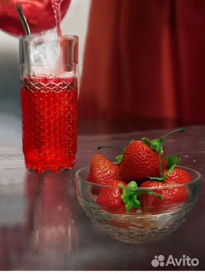 Набор 6 стаканов и 2 пиалы новые