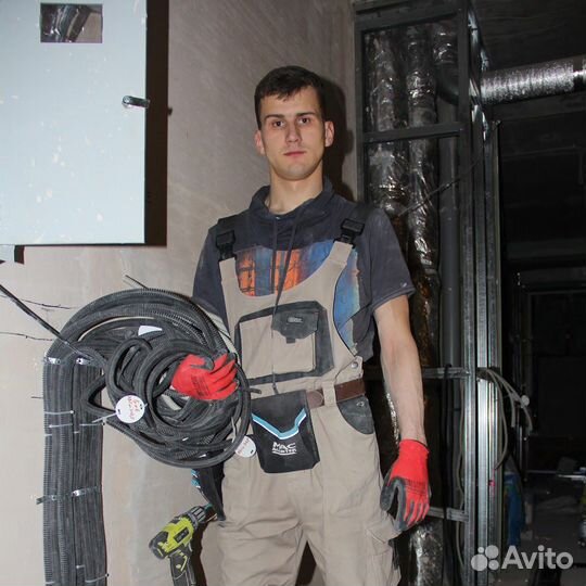 Электрик Монтаж Проводки Перенос розеток Ремонт