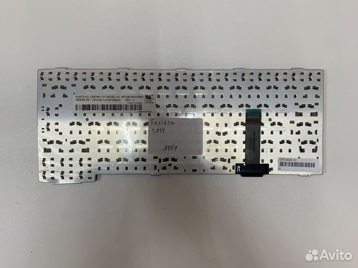 Клавиатура для ноутбука fujitsu s751