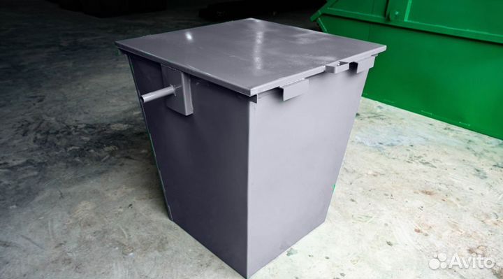 Мусорный бак, контейнер для мусора 0.75. Арт 3522