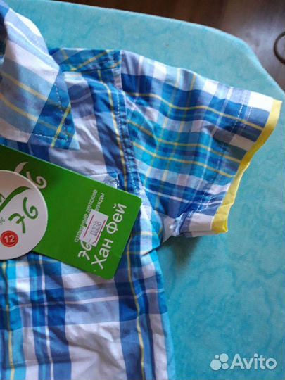 Рубашки р.80-86, р.92 новые