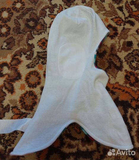 Шапка шлем на девочку размер 52