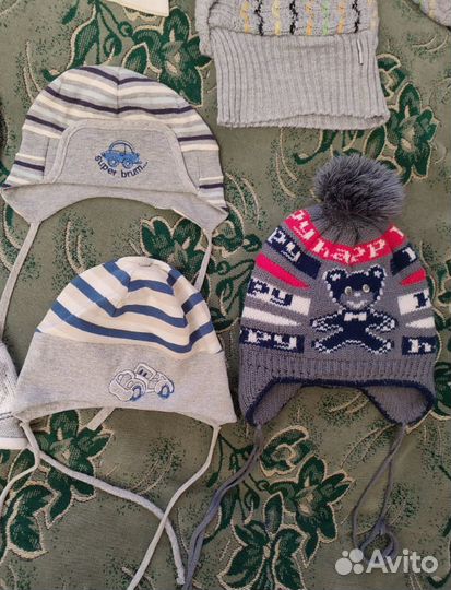 Шапочки и чепчики от 0-1 года