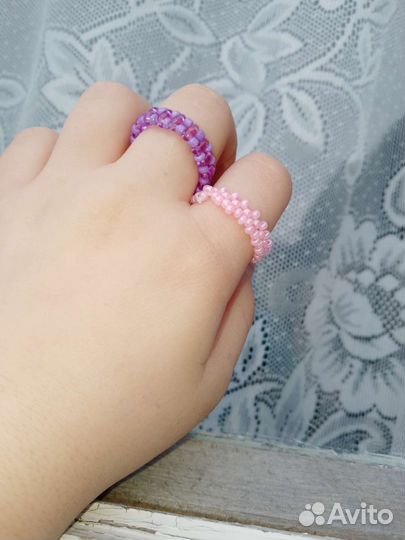 Кольца из бисера