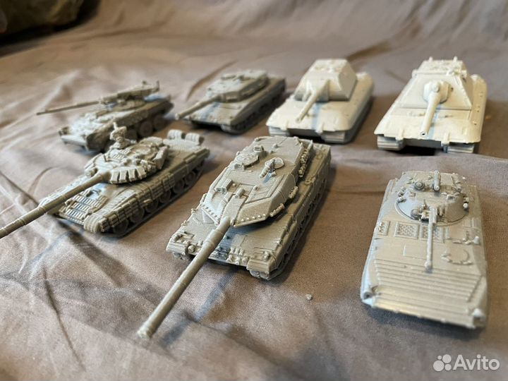 Танк 1:100 3d печать