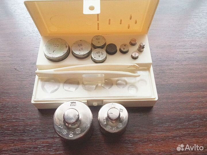 Набор весовых гирек ссср+калиб.гири