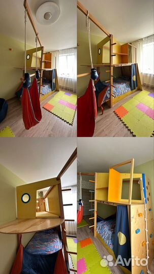 Игровой комплекс с кроватью