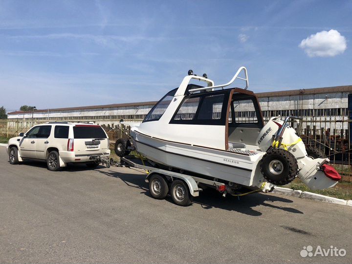 Амфибийный катер Sealegs 6.1 D-tube Cabin