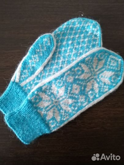 Варежки женские ручная работа новые