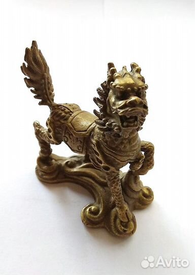 Кирин Дракон - Лошадь Статуэтка из Бронзы RU*751