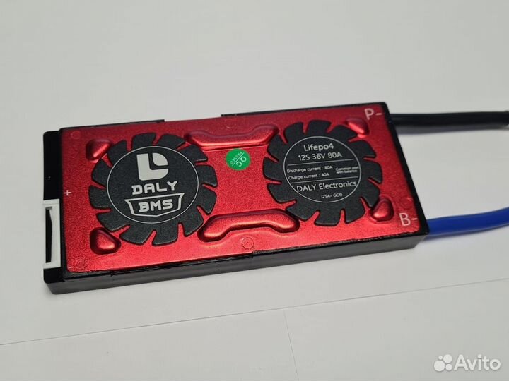 Плата контроля BMS lifepo4 12S 36V 80A
