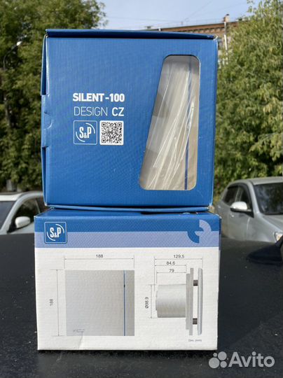 Вентилятор вытяжной бесшумный Silent Design