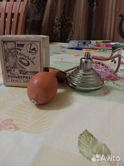 Пульверизатор для одеколона. СССР. Новый