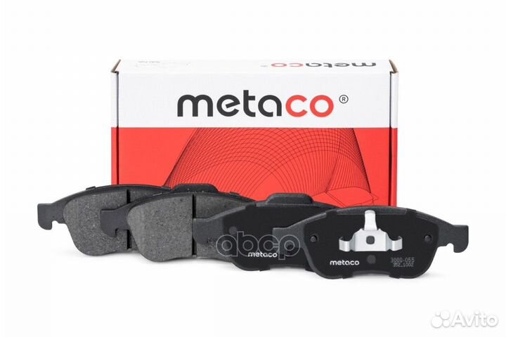 Колодки тормозные дисковые 3000-055 metaco