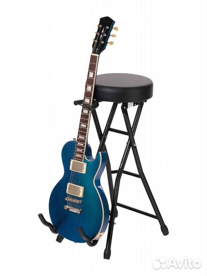 Стул гитариста со стойкой для гитары