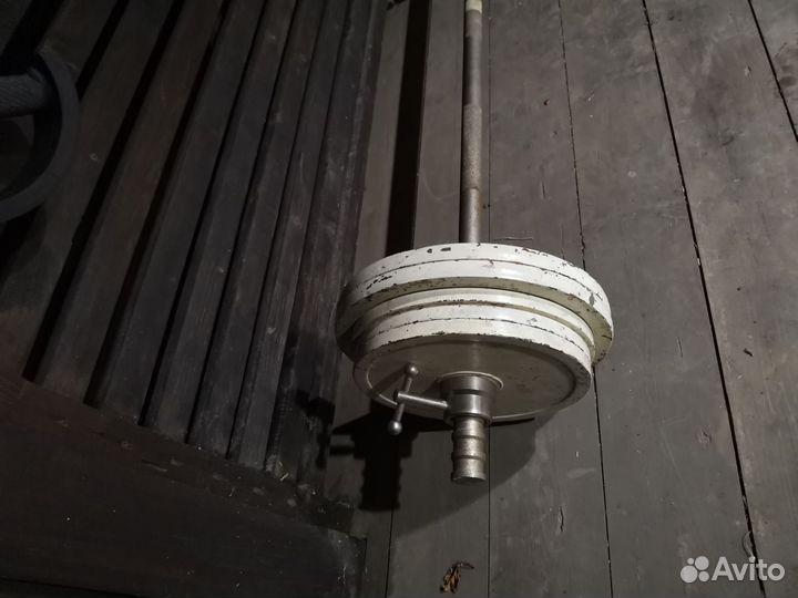 Штанга с блинами 75 кг