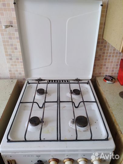 Плита газовая Z Top 4 комфорки с духовкой